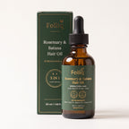 Folliq Rosemary & Batana Hair Oil 50 ml amber dropper bottle with its green carton